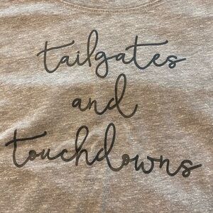 Express Women’s Gray short Sleeve Tee with Sports Print